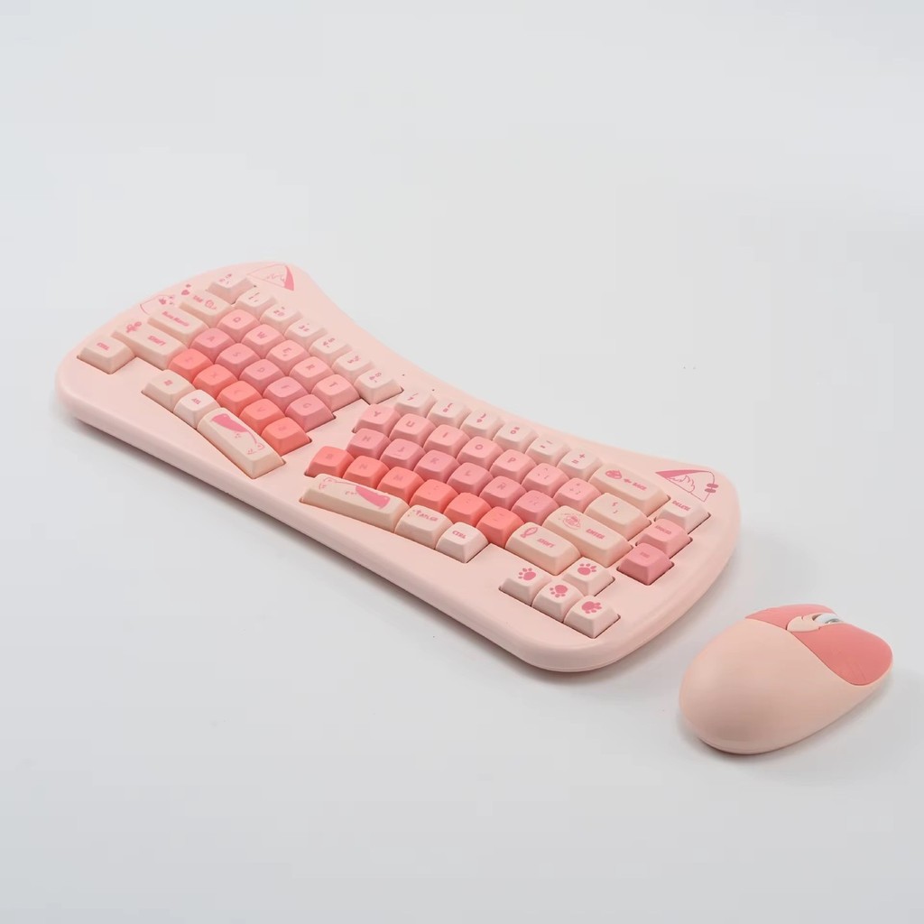 Kit Teclado e Mouse Sem Fio Conexão 2.4G ABNT2 para PC Notebook Xtrad XD-620 - detalhe