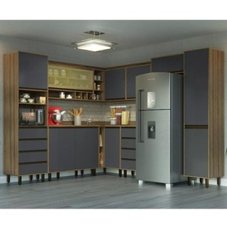 Cozinha Compacta 9 Peças 10 Portas 8 Gavetas Confort em Oferta na Shopee