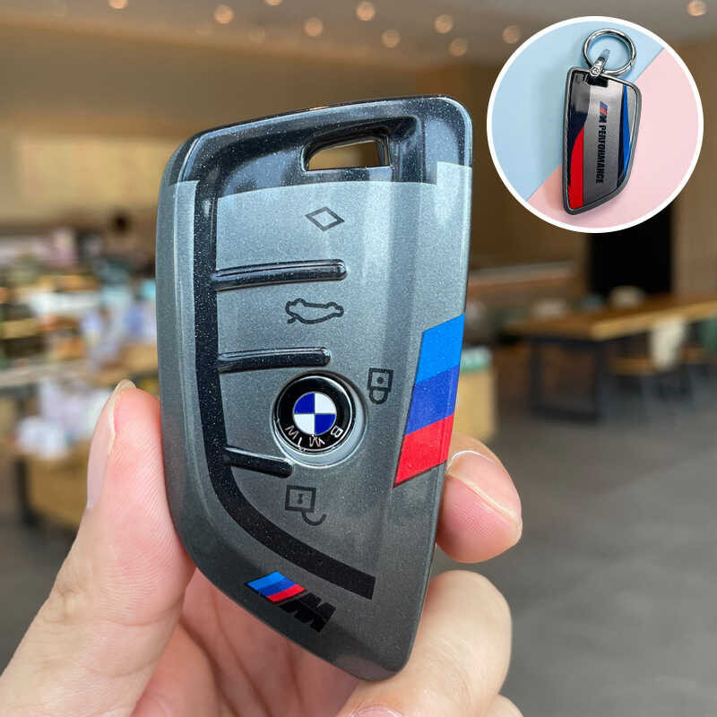 Adequado para BMW chave capa 35 série 530 lâmina 1 série x1/x3/x5 pacote carro especial caso protetor fivela revestiment