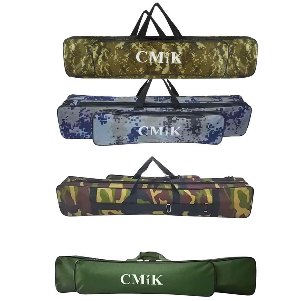 Capa Bolsa Porta Varas Cmik Três Ziper Traia de Pesca 80cm
