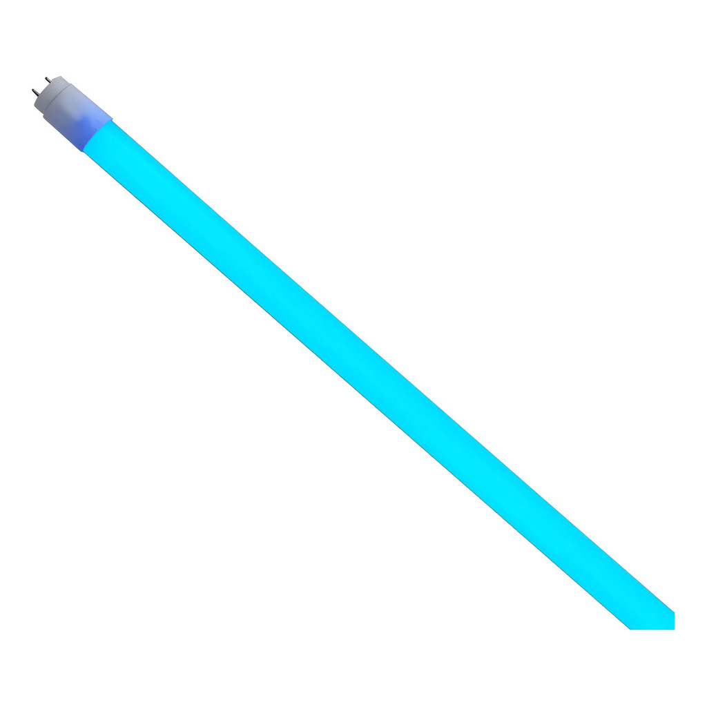 Lâmpada Nano Tubular 20w G13 Azul Bivolt 120cm Bilateral