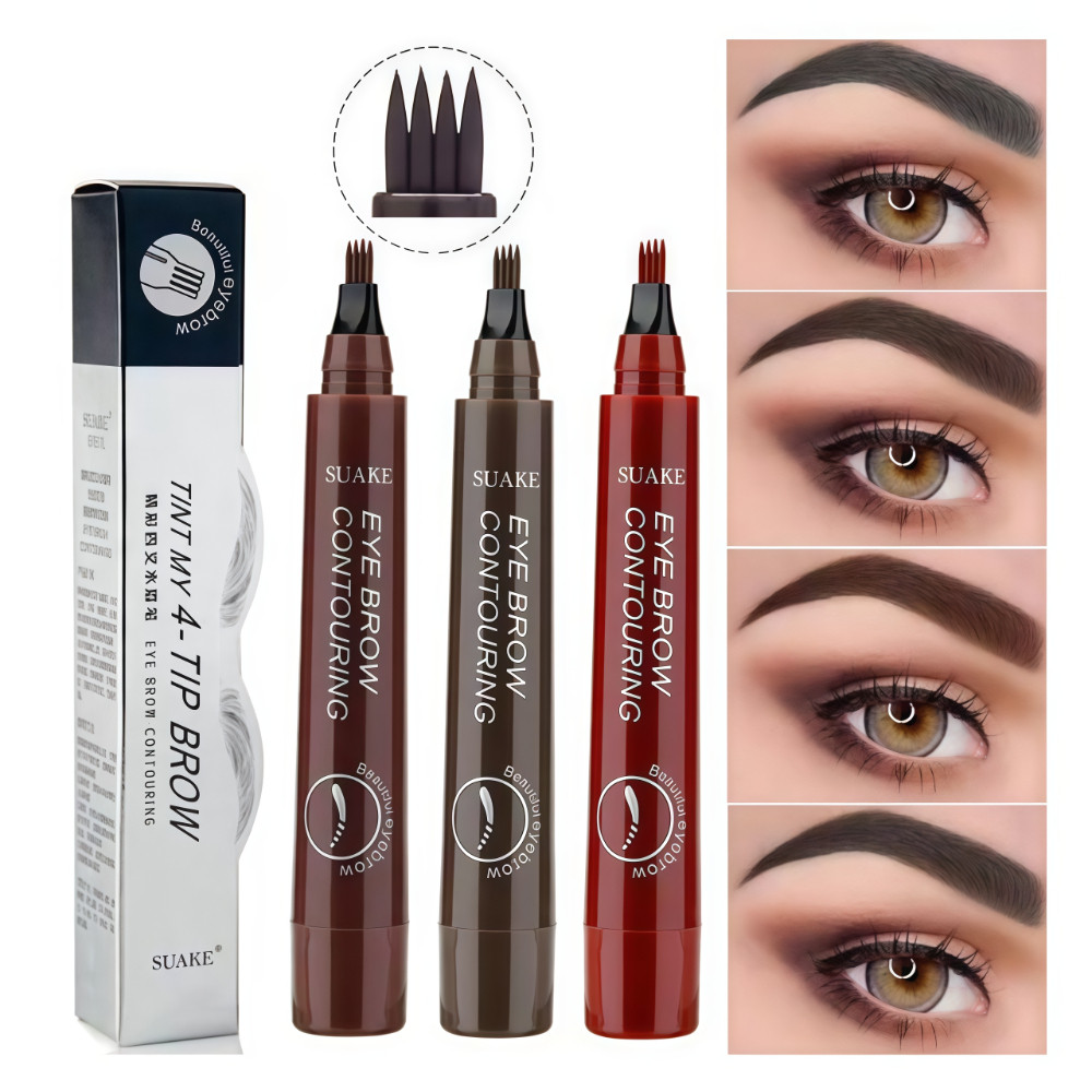 Lapis Caneta Sobrancelha Barba À Prova D 'água fio a fio Microblanding em Oferta na Shopee