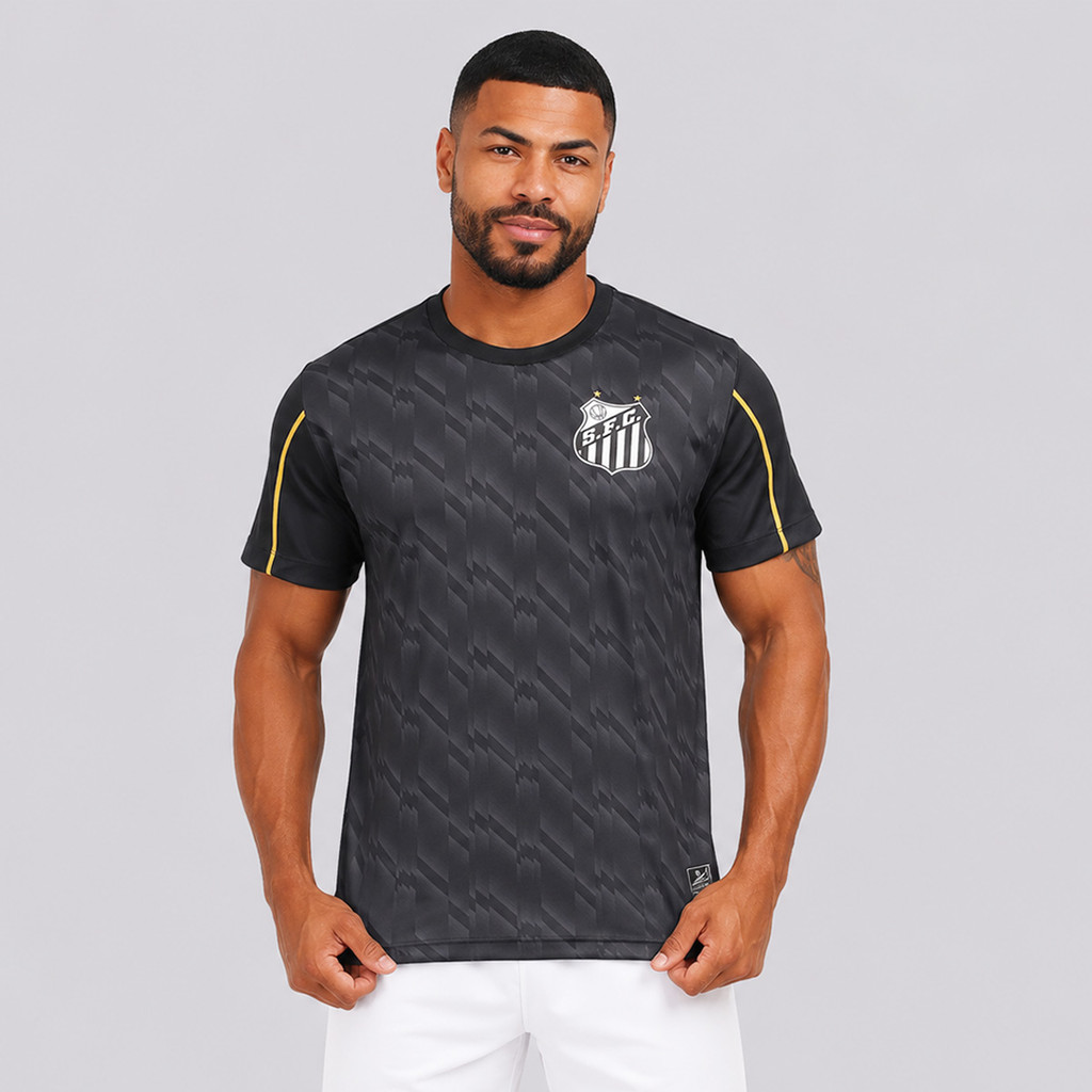 Camisa Santos Somar Preta