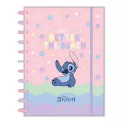 Caderno Espiral Foroni Universitário Disco 01m Stitch 1x80fls