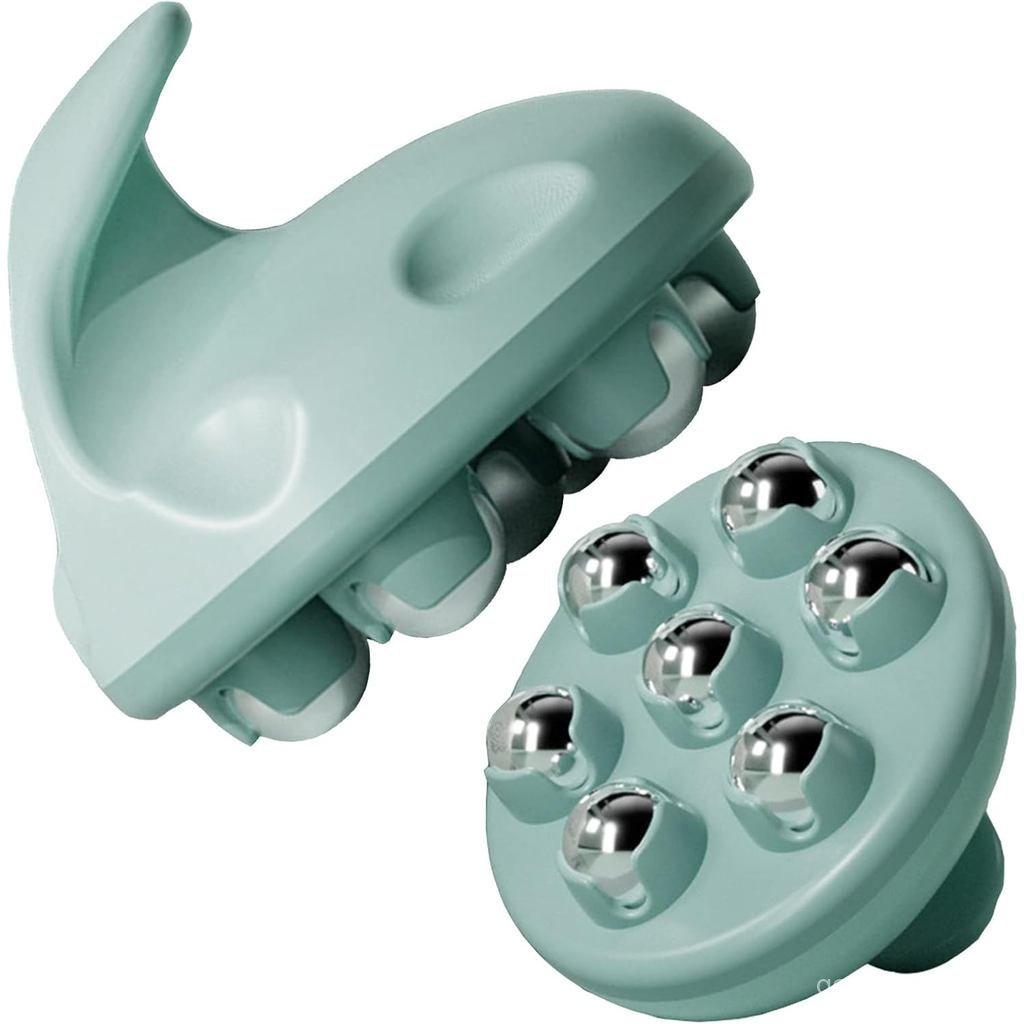 Massageador Manual WMM, Ferramenta de Massagem Corporal Completa com Rolo Massageador de Esferas, Rolo de 360 Graus para