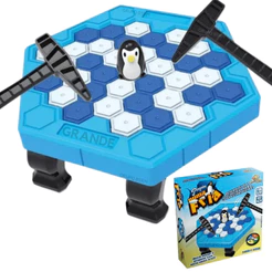 Jogo Pinguim Quebra Gelo Numa Fria Tamanho Grande Jogos De Mesa Brinquedo Infantil