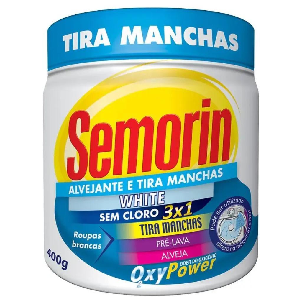 Tira Manchas e Alvejante em Pó Semorin White 400g