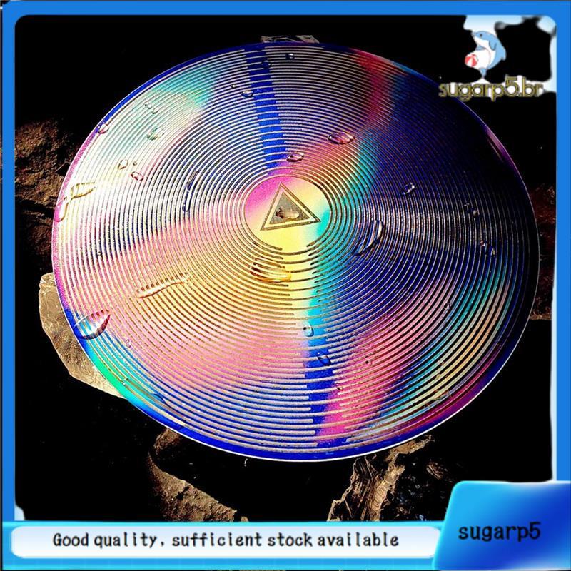 Lakhovsky MWO 100MM Pirâmide Arco-Íris Oscilador Multi-Wave Disco Dupla Face Polarizado Despertar Auto-Reparação