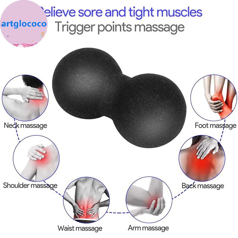 Artglococo EPP Lacrosse Myofascia Bola De Massagem De Amendoim De Alta Densidade Leve Fitness Exercício De Fáscia Corpor
