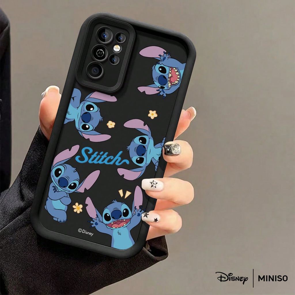 Stitch Capinha Capa Para Samsung A05S A15 A07 A13 A55 A35 S24 ULTRA  A23 A54 A17 A26 S23 FE Silicone Anti Queda