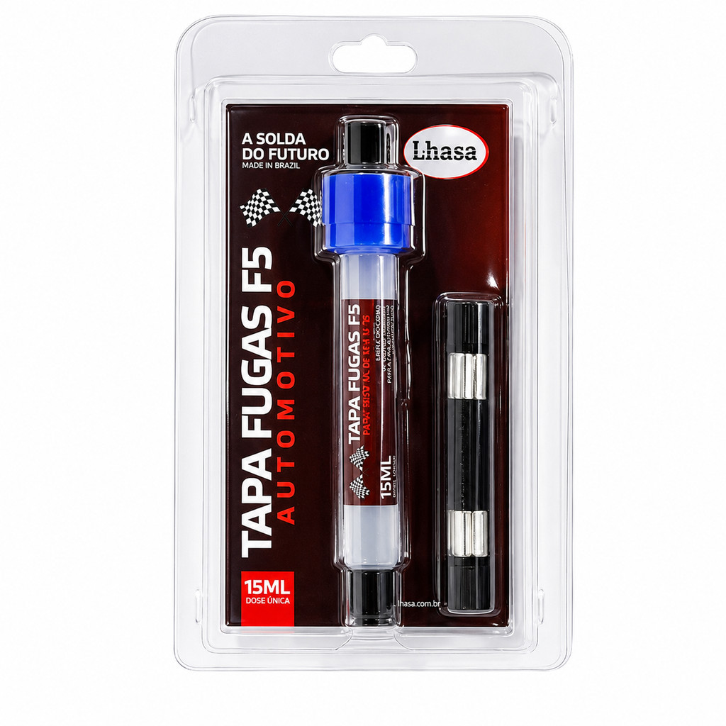 Tapa Fugas F5 automotivo 15ml Brasweld