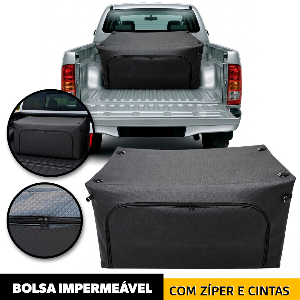 Bolsa Caçamba Bag Mala Pickup Hilux 1997 À 2024 380 Litros Impermeável