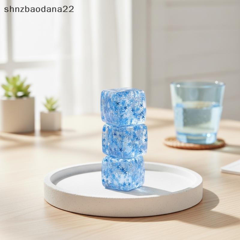 [Shnzd] Bolas De Inquietação De Cubo De Gelo De Floco De Neve Para Alívio De Estresse E Ansiedade Terapia Manual EMKK