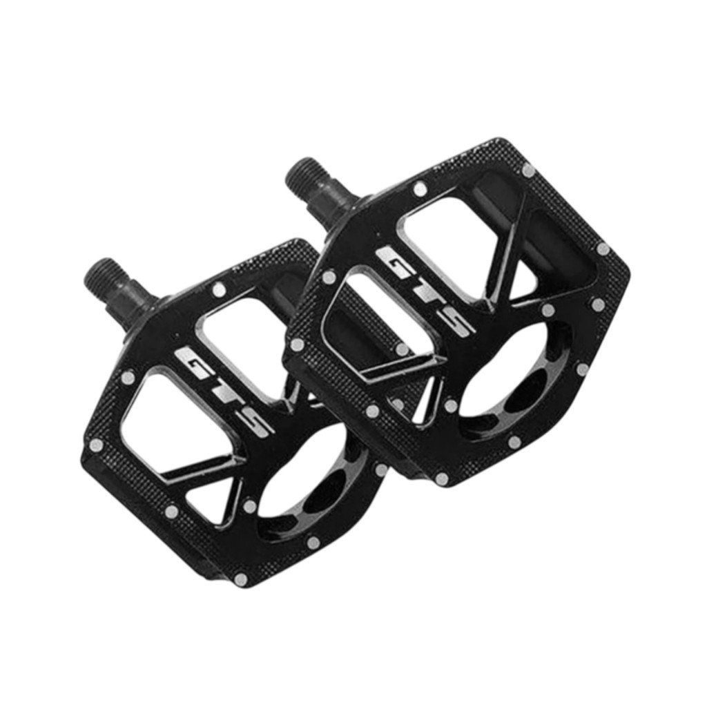 Pedal Plataforma GTS Nylon Rosca Grossa 9/16 – Alta Aderência e Resistência | MTB, Urbano, Speed