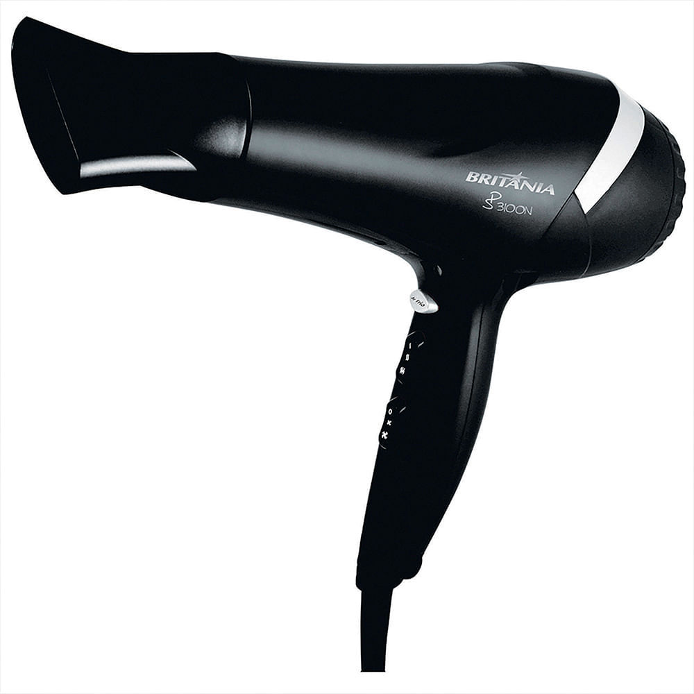 Secador de Cabelo Britânia 2 Temperaturas 2000W SP3100N