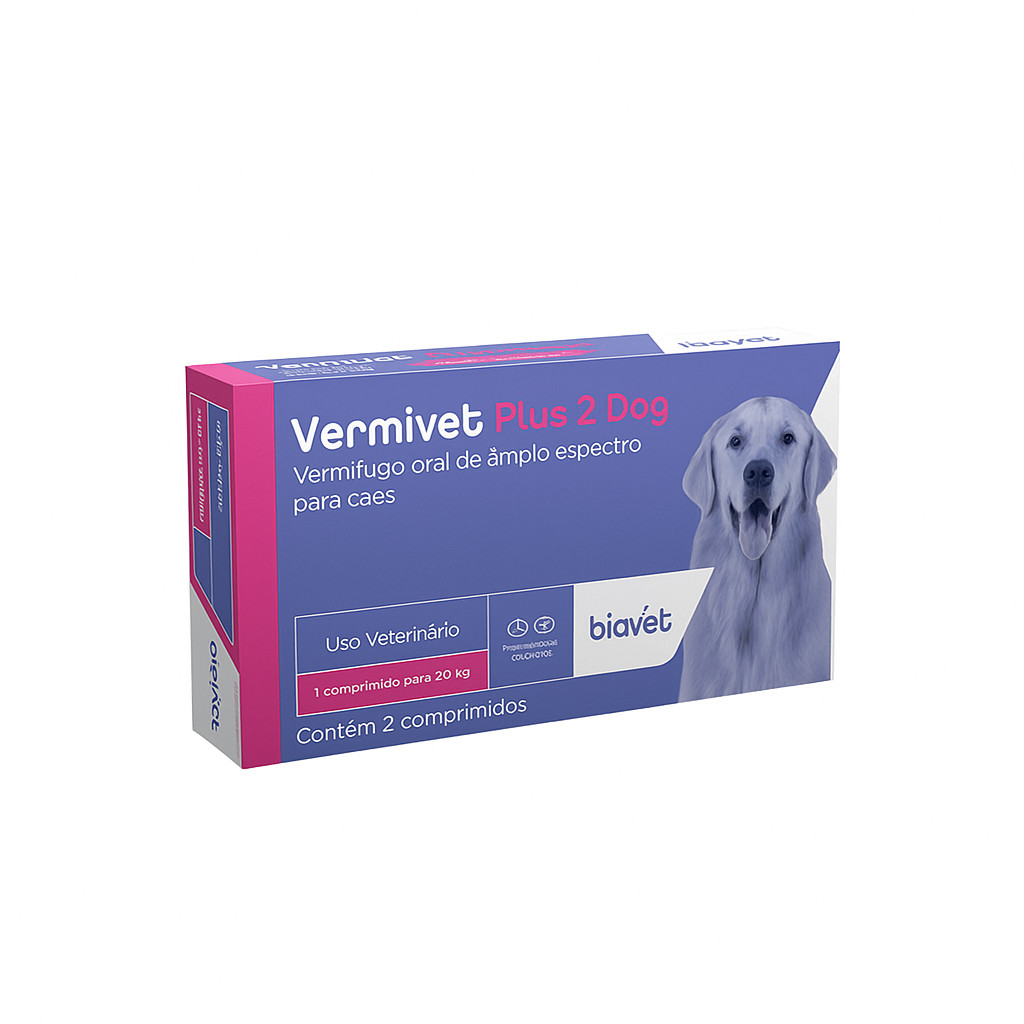 VERMIVET PLUS 2 GR 2 COMPRIMIDOS BIOVET