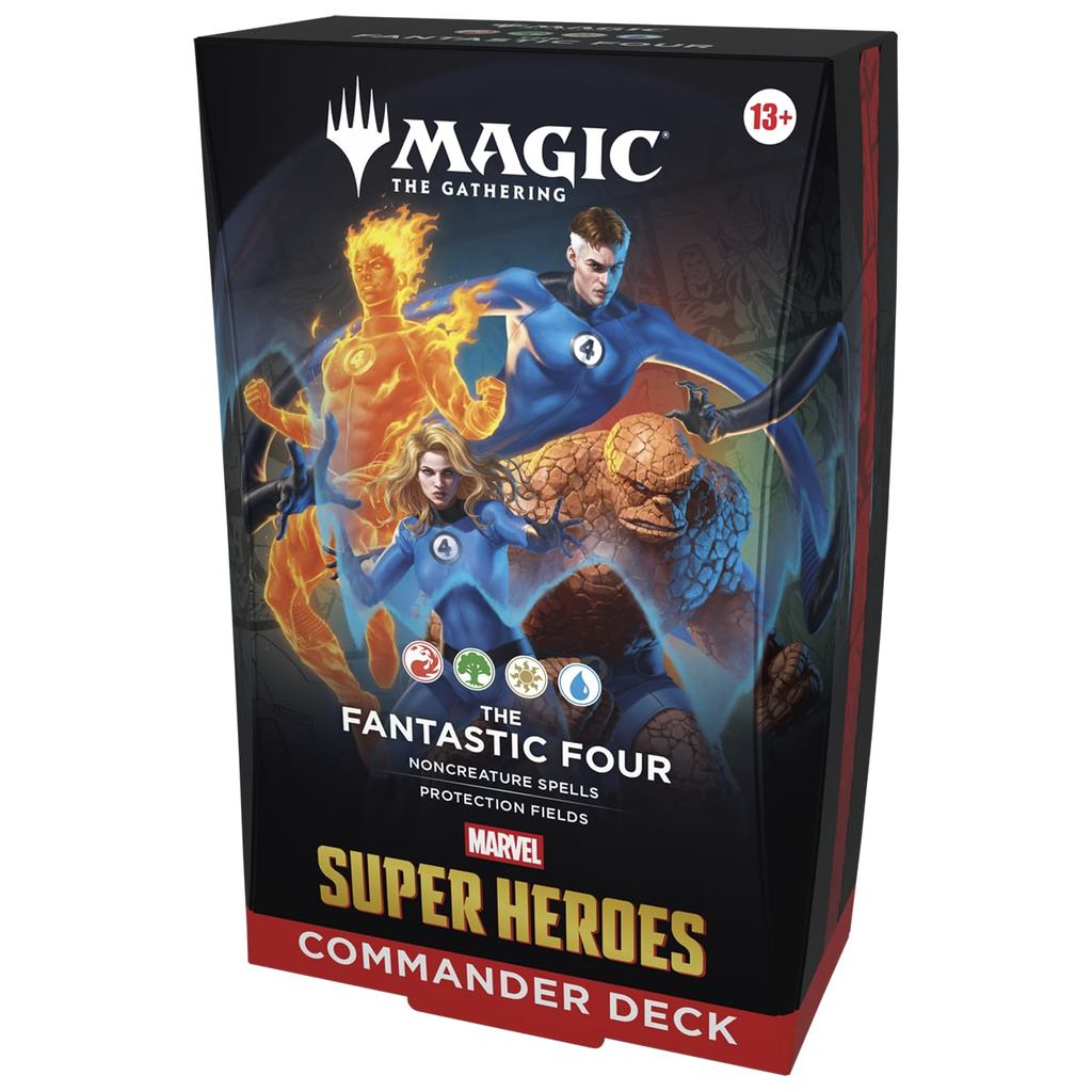 Magic: The Gathering | Marvel Super Heroes Commander Deck "Fantastic Four" English Version MTG Trading Card Wizards of t