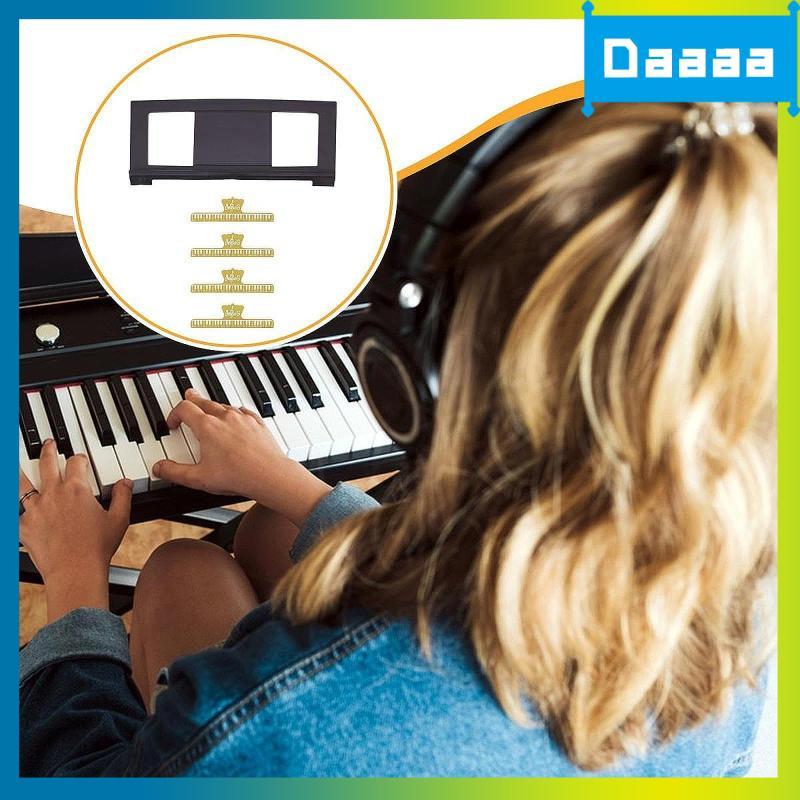 [Zzxitwyq] Suporte De Partitura Musical Para Piano Eletrônico De Mesa PP Portátil Organizador De Folhas Seguro Acessório