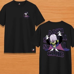 Camiseta Streetwear Masculina Feminina 100% Algodão Estampada JOVENS TITANS ANTI SOCIAL MACACO LOCO