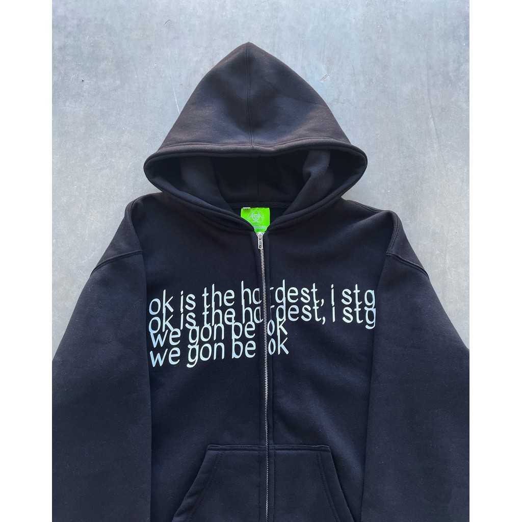 Harajuku Carta Hip-hop Casual Rua Retro Cor Sólida Hoodie Outono Versátil Casal Pulôver Topo