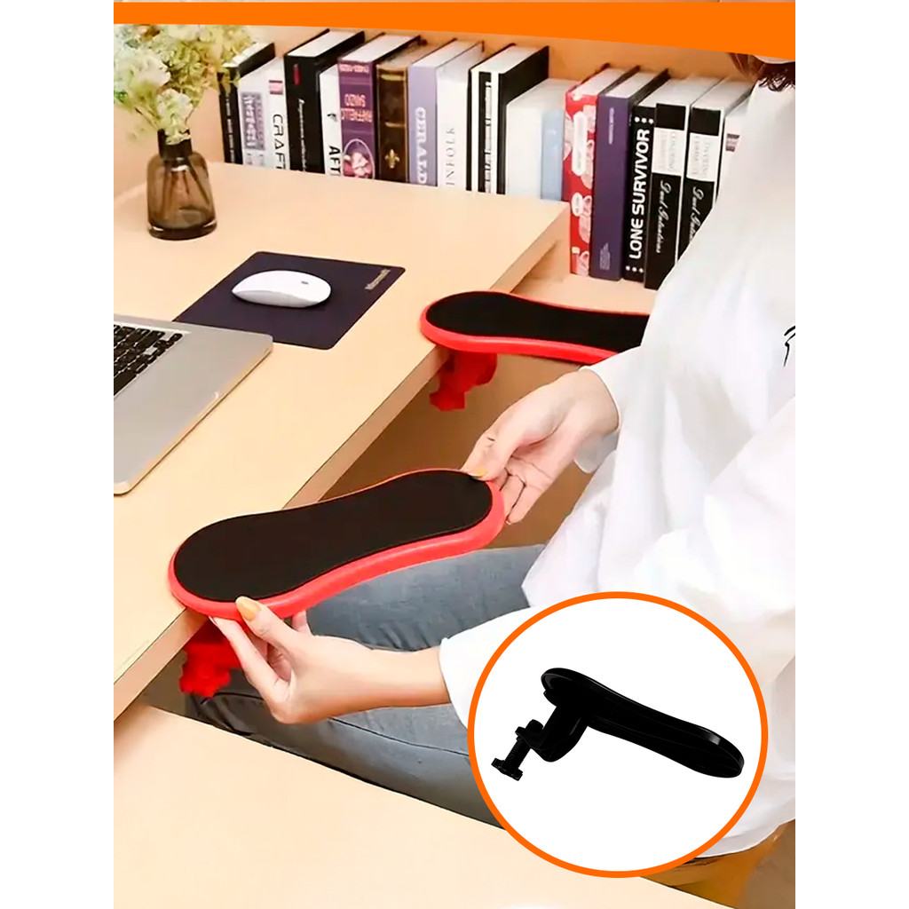 Apoio de Braço Ergonômico e Confortável Com Fixação Rápida Para Mesa. Nano Shop