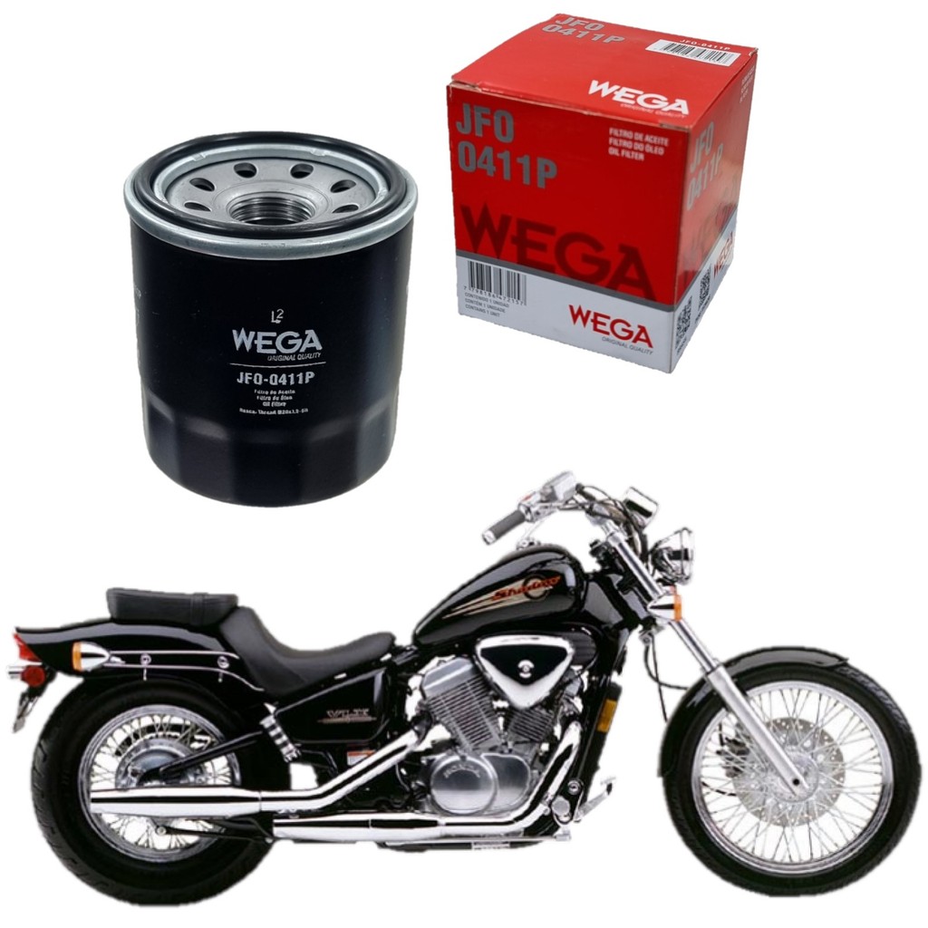 FILTRO DE ÓLEO MOTOR HONDA VT SHADOW 600 SHADOW600 BLINDADO 1995-2005