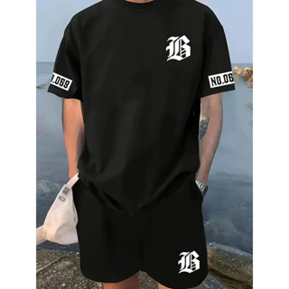 Conjunto Streetwear Estampa B Negrito Kit Camiseta Camisa 100% Algodão + Short Mauricinho Tactel em Oferta na Shopee