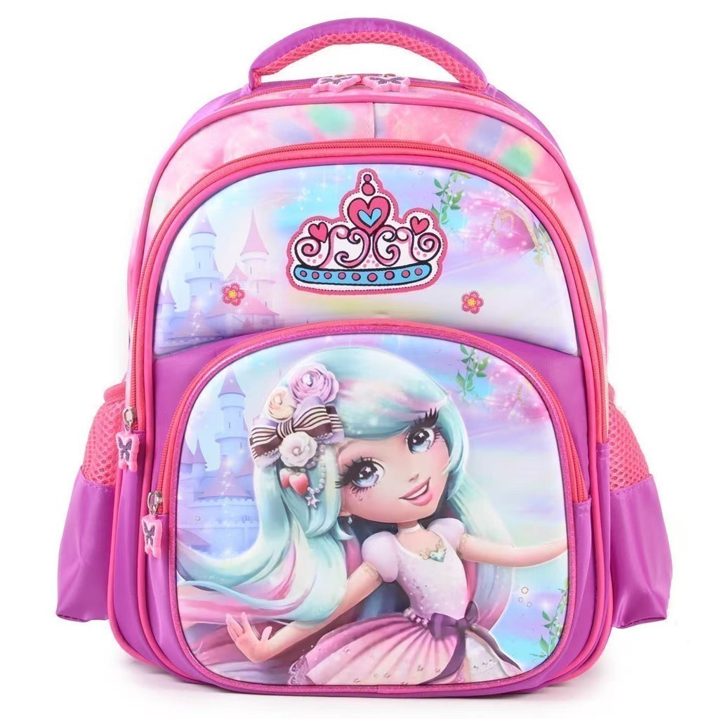 Mochila Infantil Menino e Menina Detalhes 3D 4 compartimentos JORGE em Oferta na Shopee