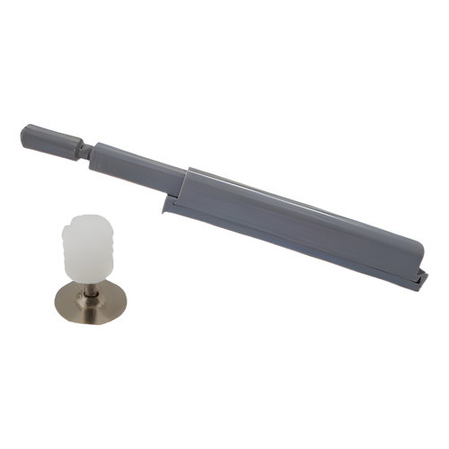 2 Pistão Fecho Toque Tip-on Sobrepor Magnetico Cinza Pulsado Cinza