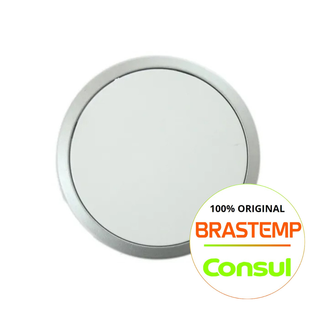 BOTÃO MANIPULO PARA MAQUINA DE LAVAR BRASTEMP/CONSUL ORIGINAL - BWG11AB - BWG12AB (DEMAIS MODELOS NA DESCRIÇÃO)