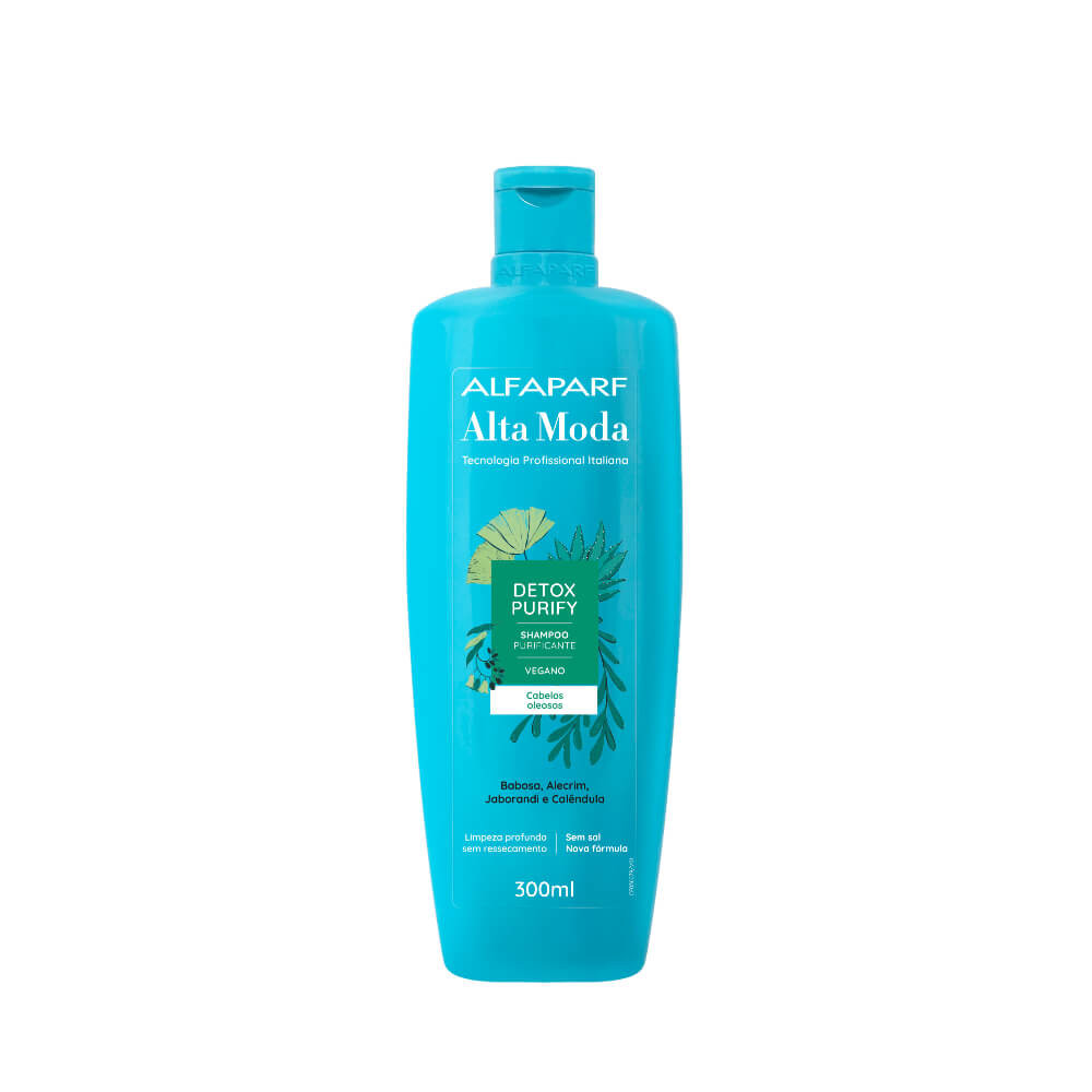 Shampoo Alta Moda Detox Purify 300ml em Oferta na Shopee
