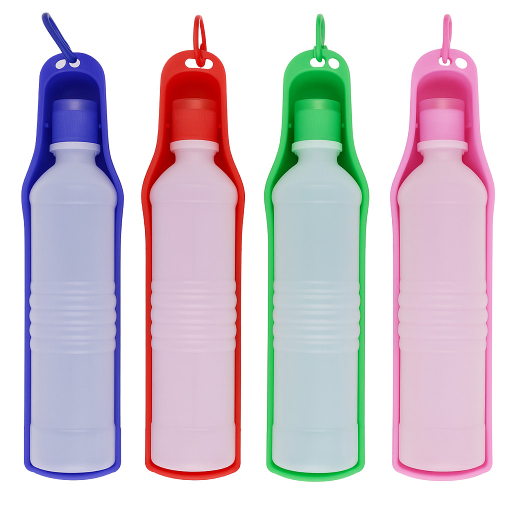 Garrafa Bebedouro Portátil Cachorro e Gato Passeio Bandeja 500 ml em Oferta na Shopee