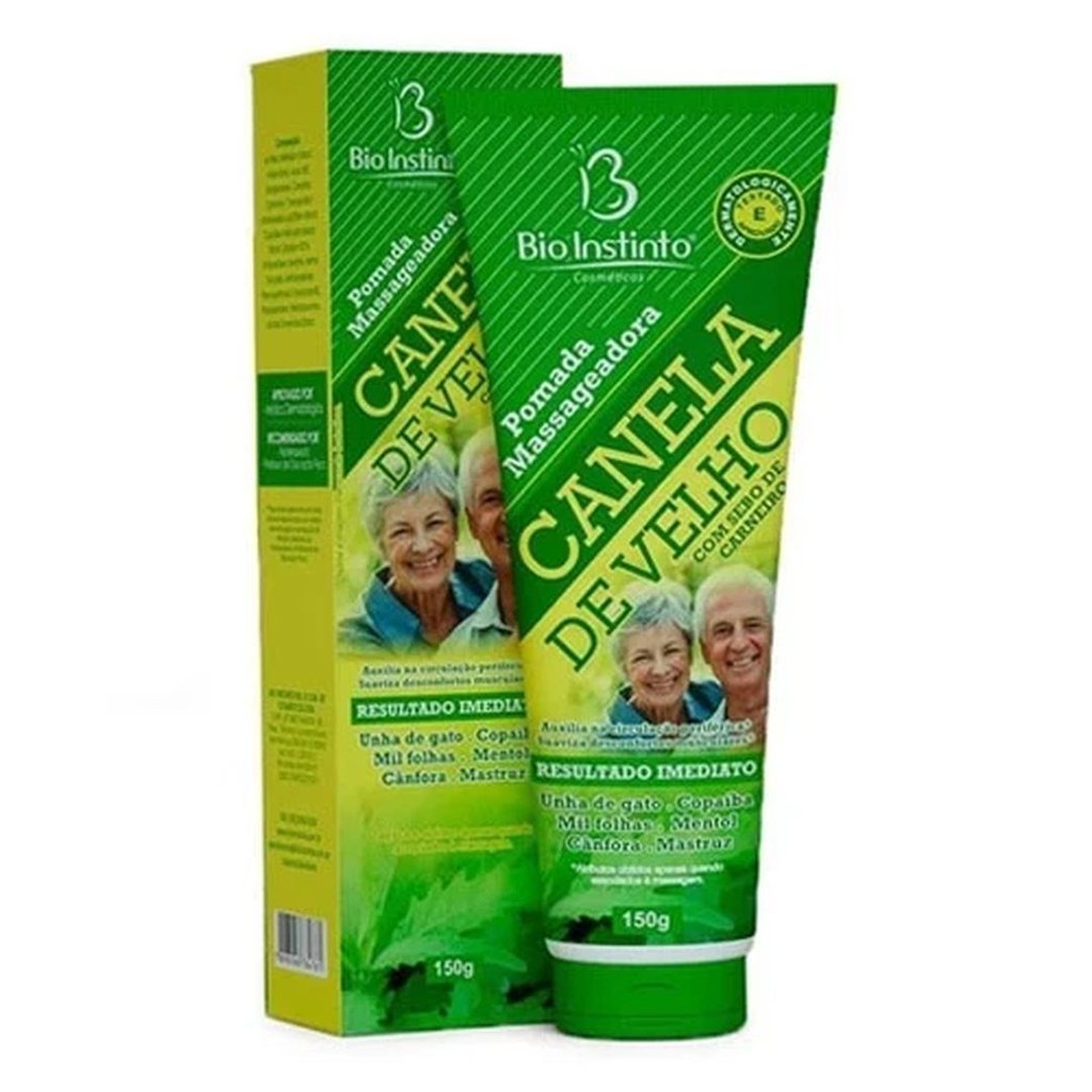 Pomada Massagem Canela De Velho Bio Instinto 150g