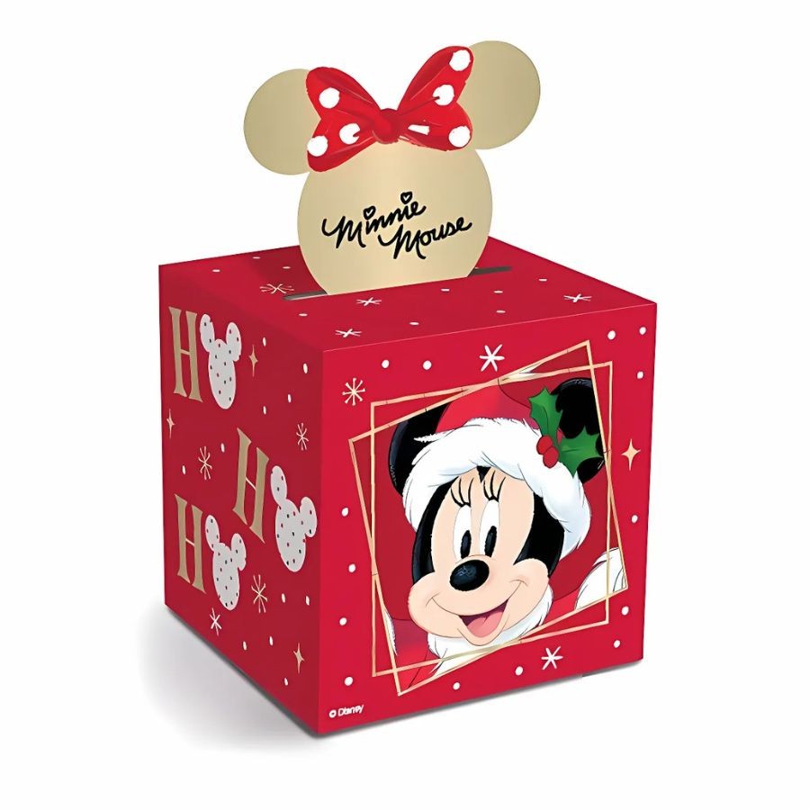 Caixa Pop Up - Natal Mágico Minnie - G 14x14x16,5cm - 1 unidade - Disney Original - Rizzo em Oferta na Shopee