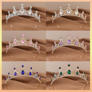 Tiara De Strass Refinada , Acessórios Versáteis Para Cabelo , Metálico , Elegante , Coroa De Princesa Festa De Aniversár em Oferta na Shopee