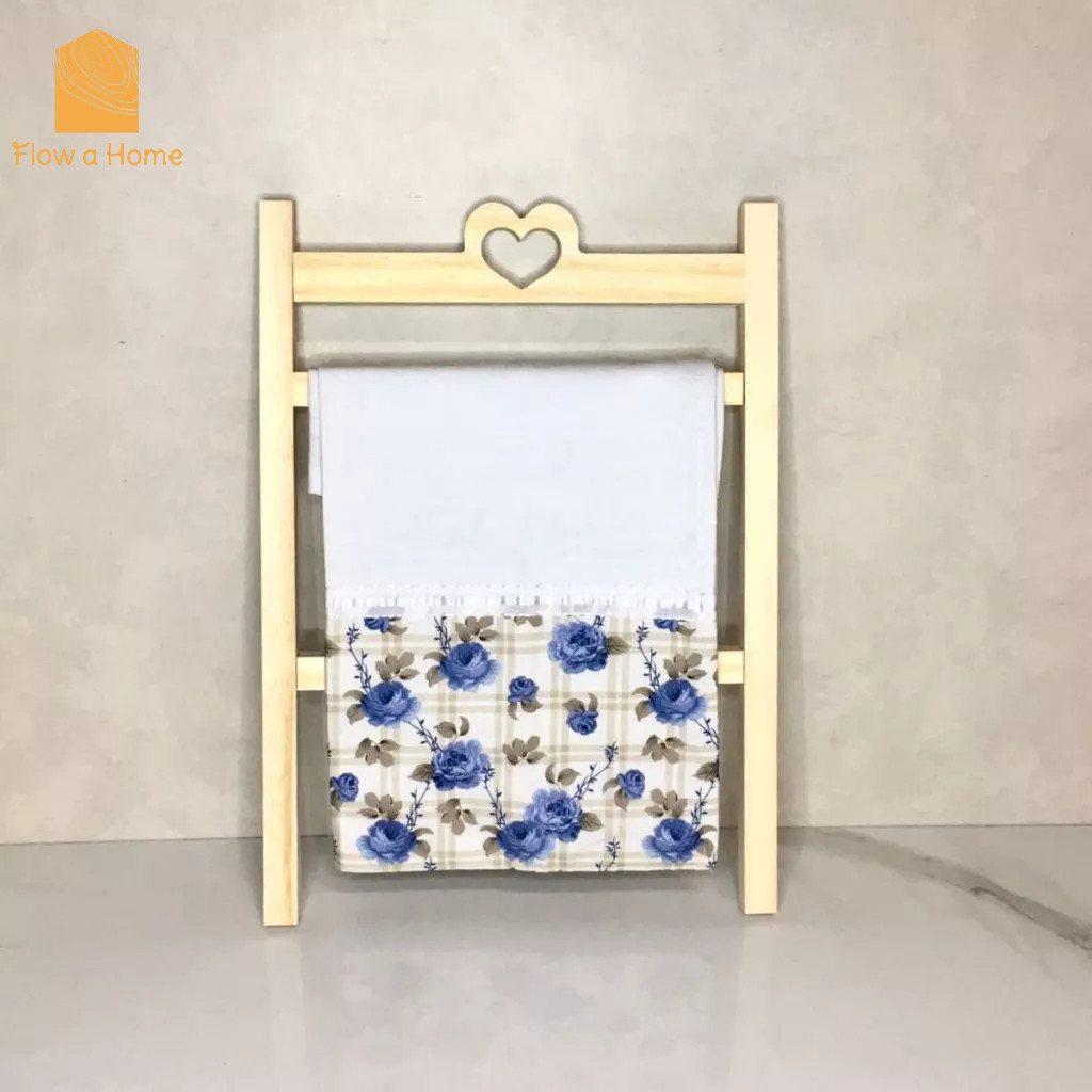Escadinha Coração Decorativa Suporte para Pano De Prato Decoração Cozinha em Oferta na Shopee