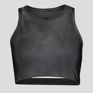 Top Fila Train Long Elastic II Feminino Cinza em Oferta na Shopee