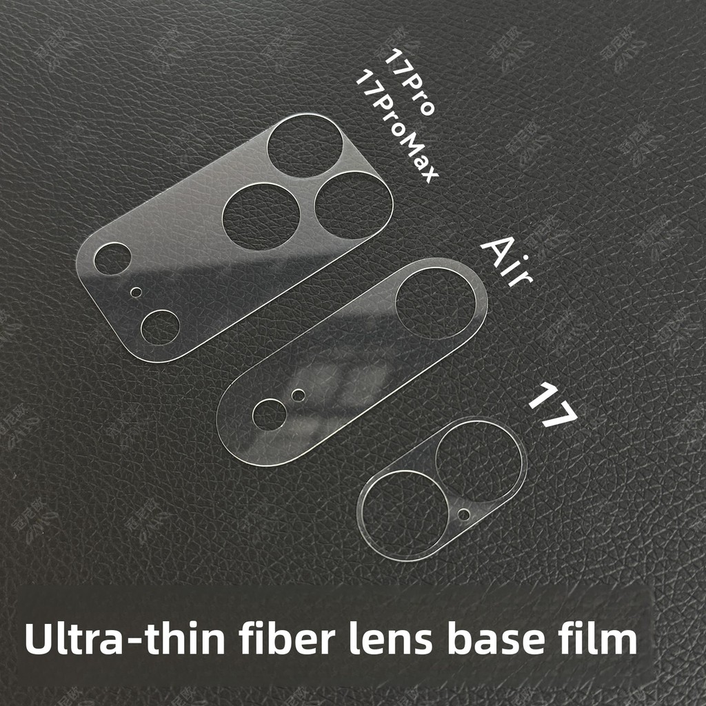 Filme Base De Lente De Fibra Ultrafina Macia Para iPhone 17 Pro Max 17Pro 17 Ar 5G Câmera Traseira Anti-Risco Caso Adesi