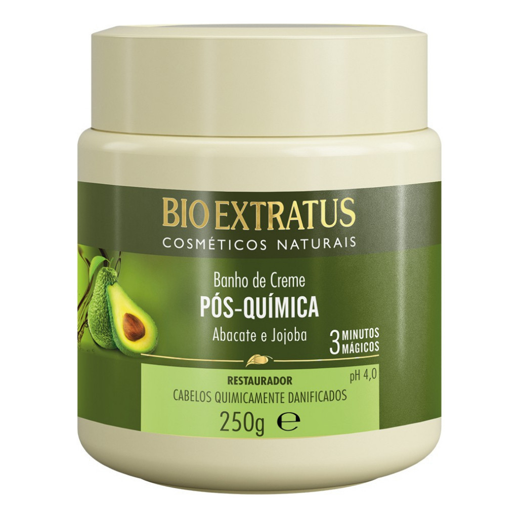 BANHO DE CREME PÓS-QUÍMICA 250G - BIO EXTRATUS em Oferta na Shopee