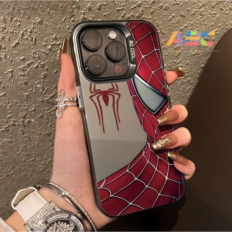 Capinha Capa de Anti queda fosco Padrão de aranha Aplica-se a IPhone XR 11 12 13 14 15 16 PRO MAX 14 15 16 PLUS em Oferta na Shopee