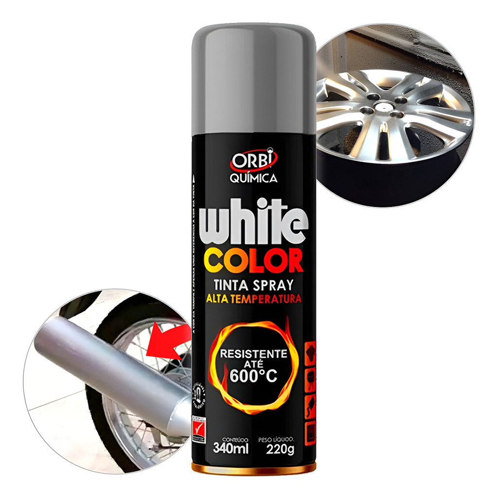 Tinta Spray Orbi 600ºc Alta Temperatura Lareira Forno Fogão