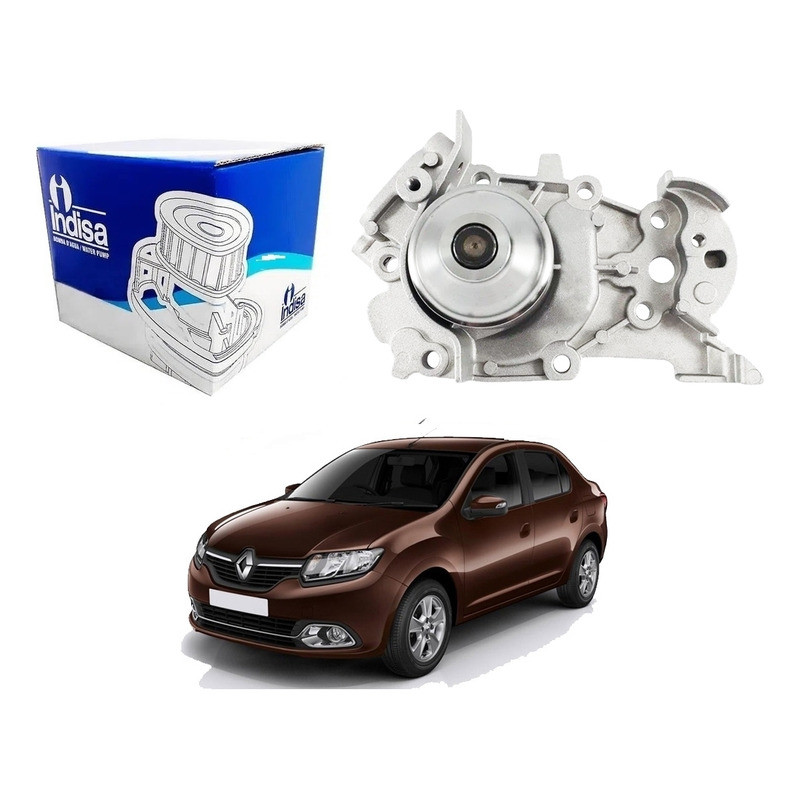 Bomba Dagua Indisa Logan 1.0 16v 2014 A 2016 em Oferta na Shopee