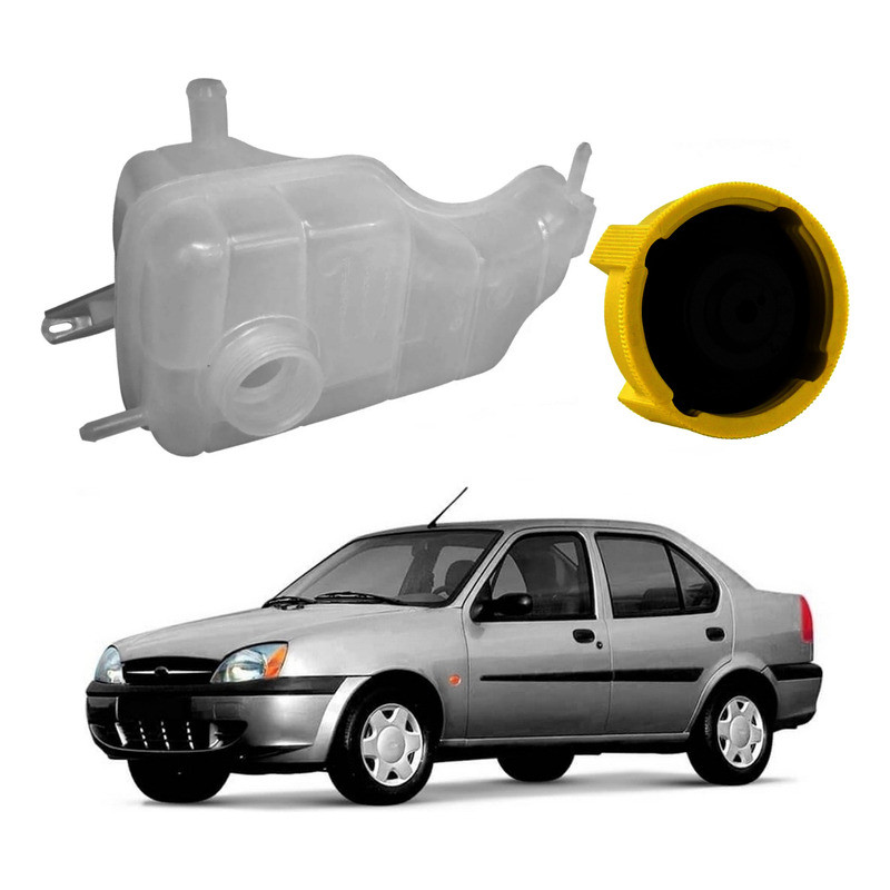 Reservatorio Agua Radiador Tampa Fiesta Street 1.0 1.6 2000 A 2002 em Oferta na Shopee