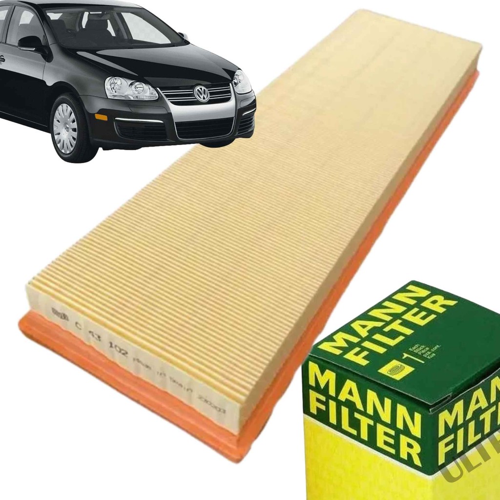Filtro Ar Motor para VW Volkswagen Jetta 2.5 20V - 150cv / 170cv - 2006 a 2013 (Mann Filter C43102) em Oferta na Shopee