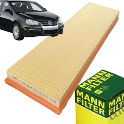 Filtro Ar VW Volkswagen Jetta 2.5 20V - 150cv / 170cv - 2006 a 2013 (Mann Filter C43102)
