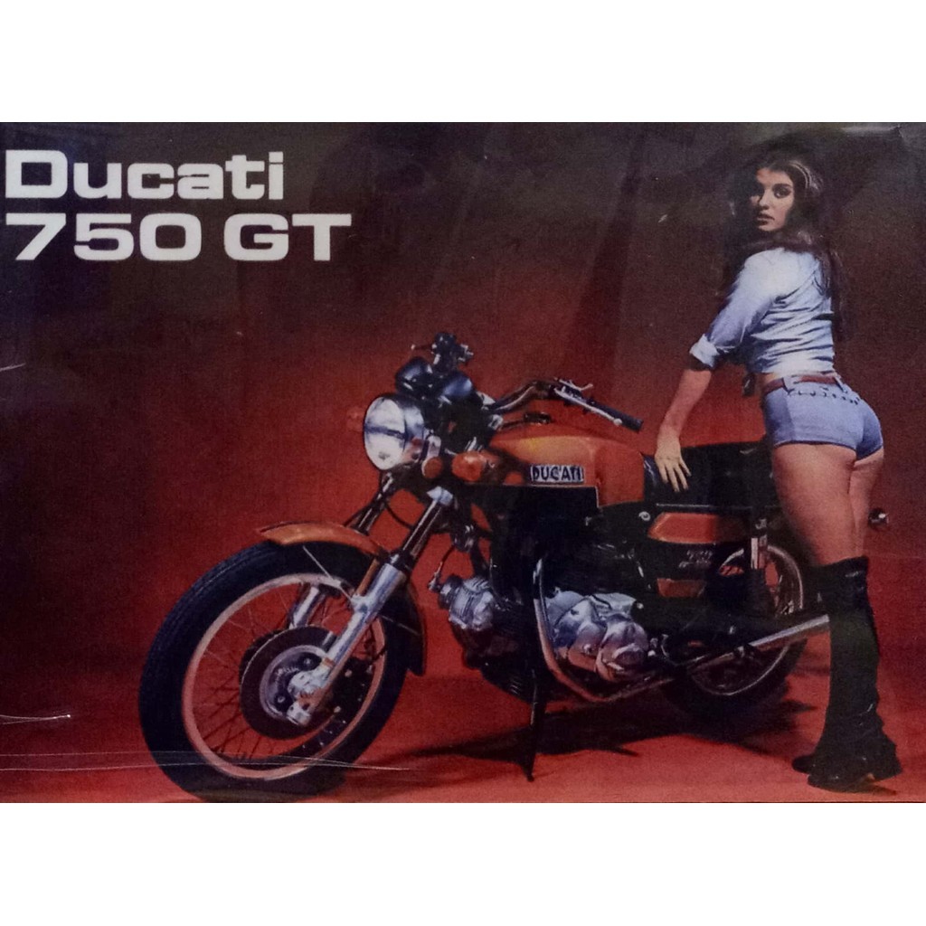 Quadro de Mad M Moto Ducati 750 GT/Motorcycle/Modelo Morena