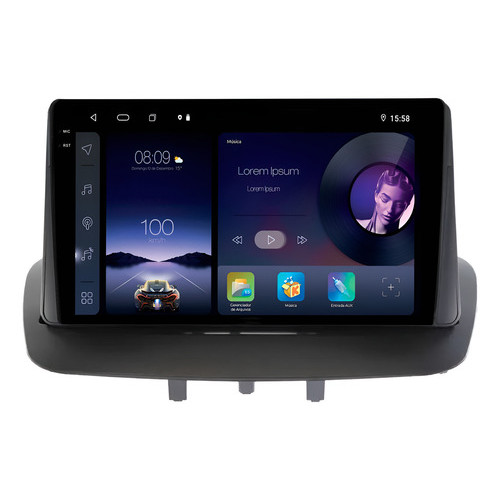 Multimídia Adak Renault Fluence Carplay Android Gps Bluetooth Qled 2ram+62gb 9p em Oferta na Shopee