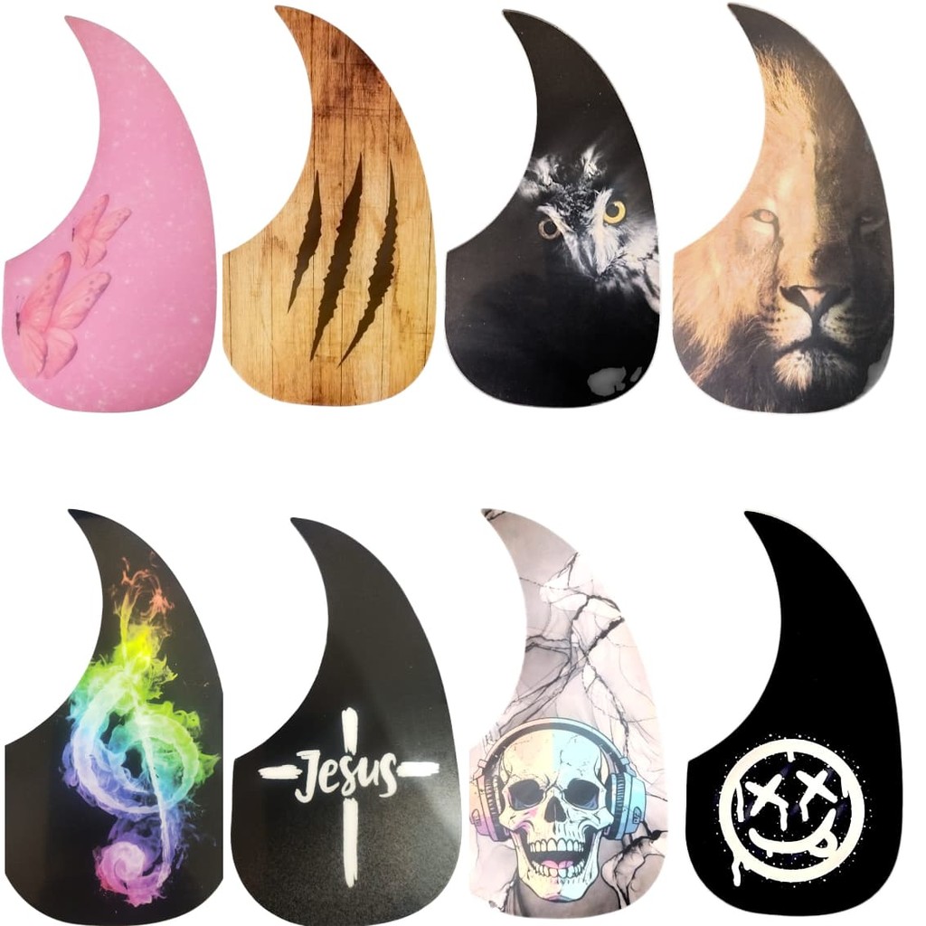 Escudo gota tampo violão aço violao jumbo folk nylon adesivo estampa variada em Oferta na Shopee