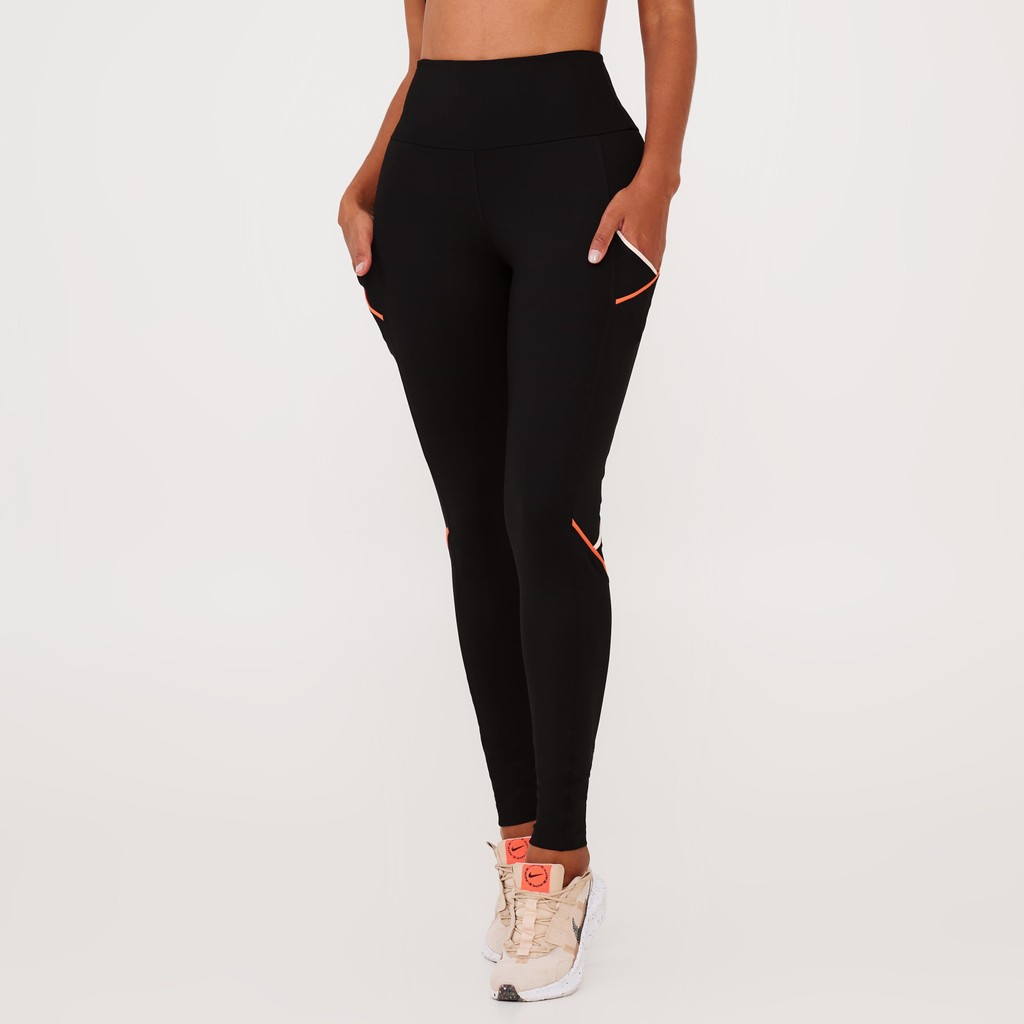 Legging Zouk Preta Poliamida
