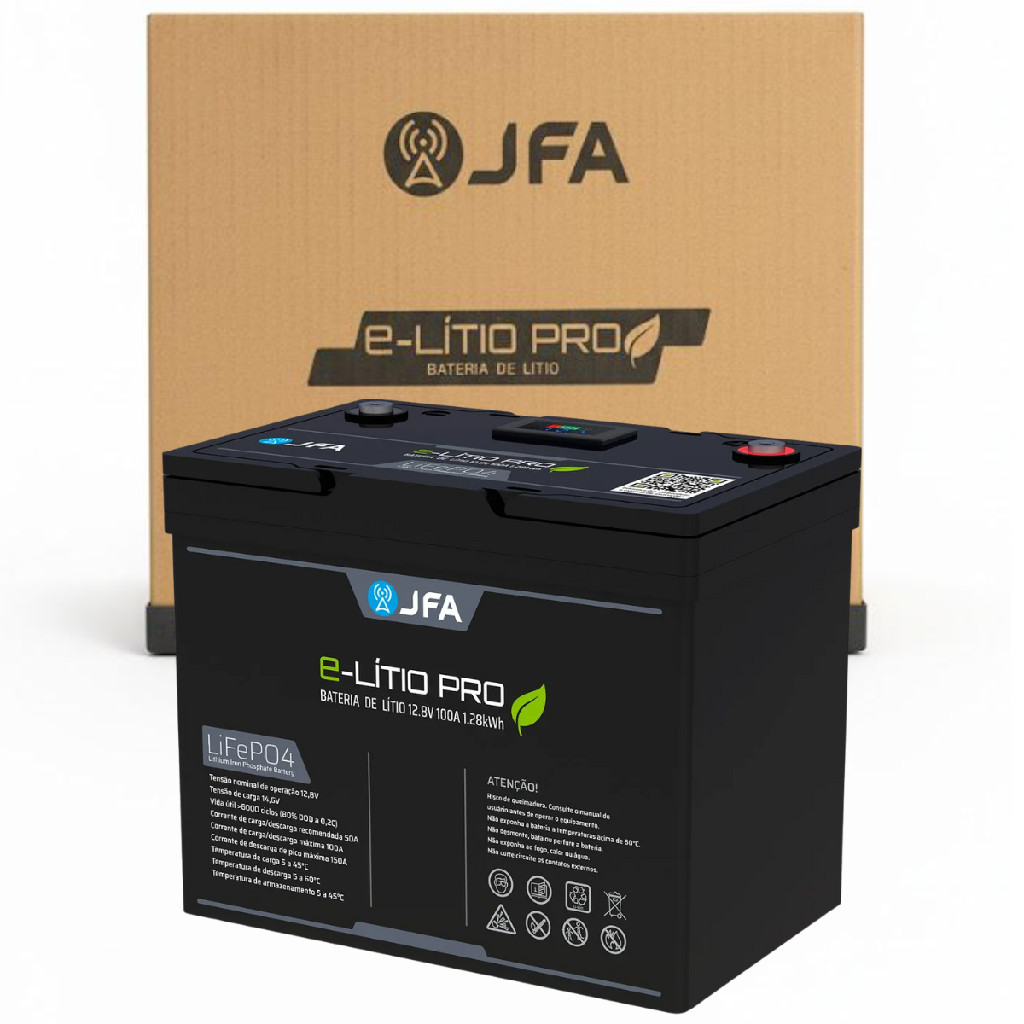 BATERIA LIVEPO4 LITIO 100A 12V E-LITIO PRO - JFA